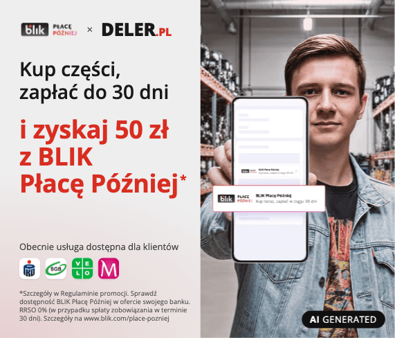 Promocja BLIK Płacę Później – 50 zł w Deler.pl